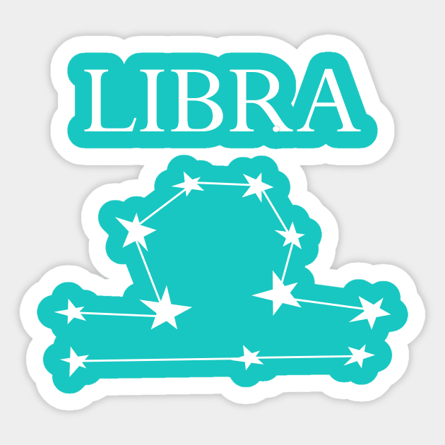 Libra Symbol Sticker by JevLavigne